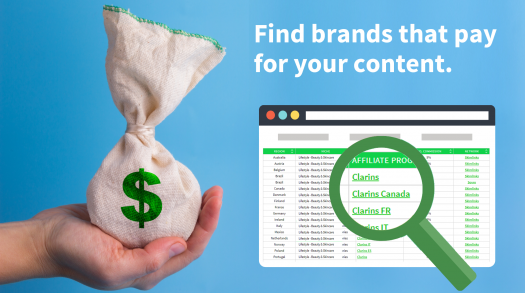 A search tool to find who pays the most for marketing their brand.