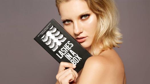 Make a statement with vegan false lashes from Lashes in a Box in San Francisco CA