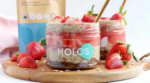 HOLOS overnight oats for a nutritional, protein-packed breakfast