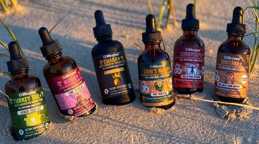 Life Cykel liquid mushroom oils like Lion's Mane are amazing supplements for health